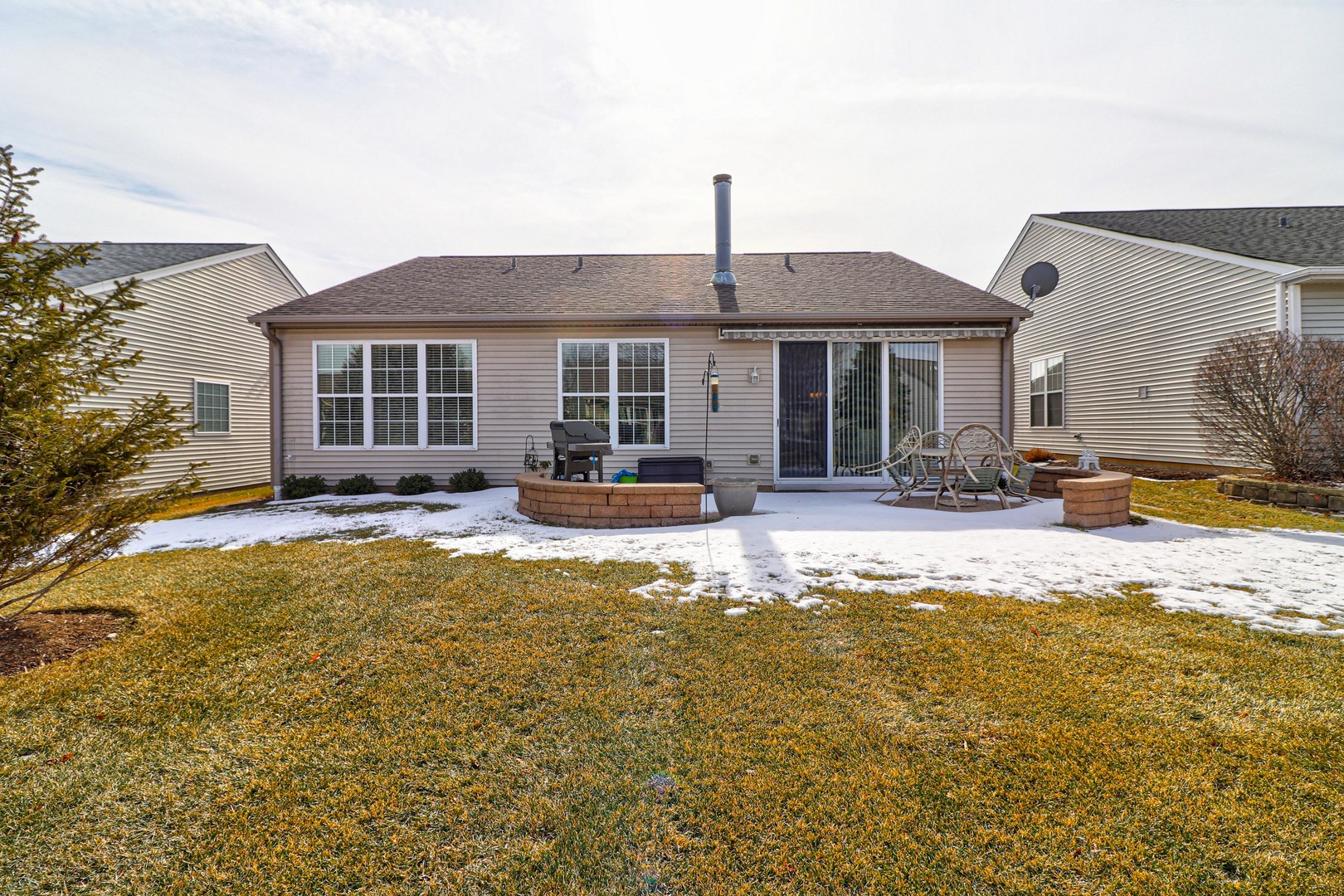 13616 Fallow Drive Huntley, IL 60142 - Photo 21 of 21 a front view of a house with a yard