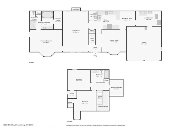 $448,000 | 46 Northeast 231st Road, Warrensburg, MO 64093