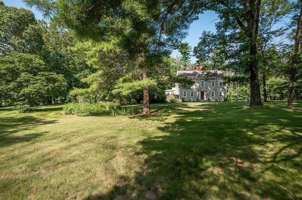 23 Little Pond Road Merrimac, MA 01860 - Photo 30 of 35 a backyard of a house with lots of green space