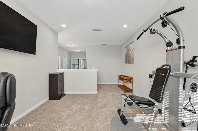 a view of swimming pool with outdoor seating