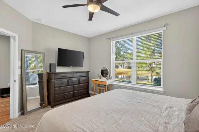 a view of yard and swimming pool