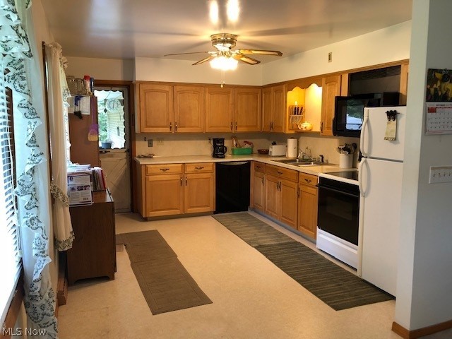 57 Porter Road Atwater, OH 44201 - Photo 6 of 14 Kitchen with updated cabinets - Appliances stay!