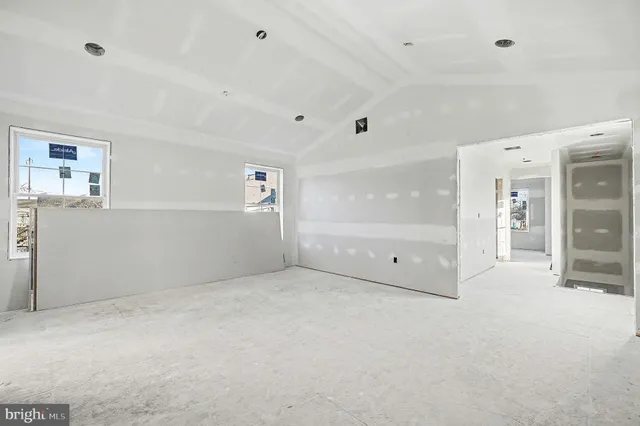 a view of an empty room