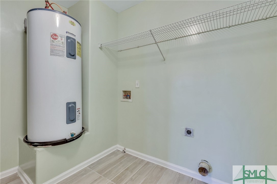 223 Windsong Drive Rincon, GA 31326 - Photo 23 of 34 Second Floor Laundry Room / Water Heater