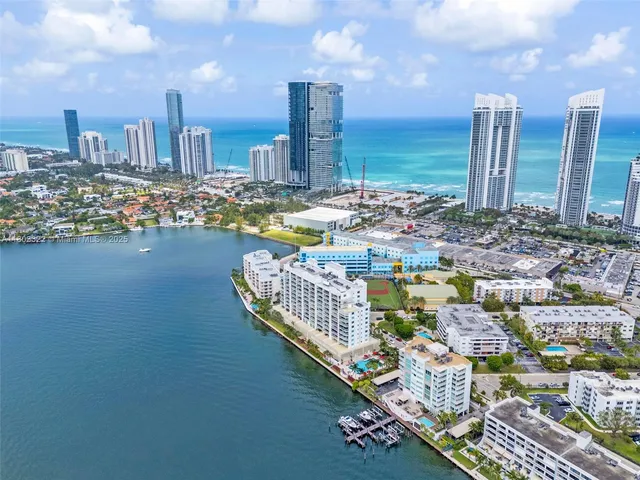 a view of a city with tall buildings