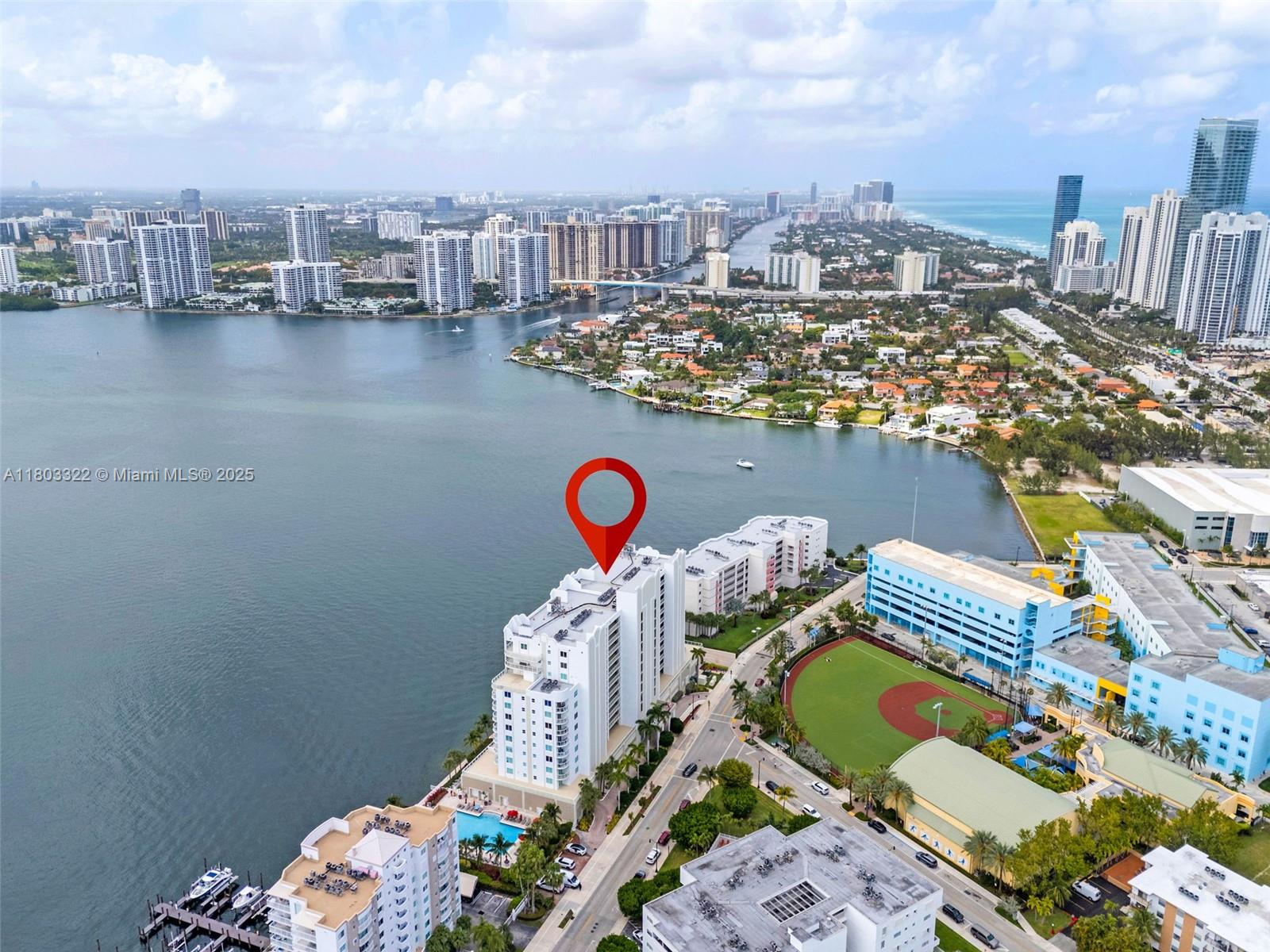 18100 North Bay Road, Unit 404 Sunny Isles Beach, FL 33160 - Photo 32 of 34 a view of a city