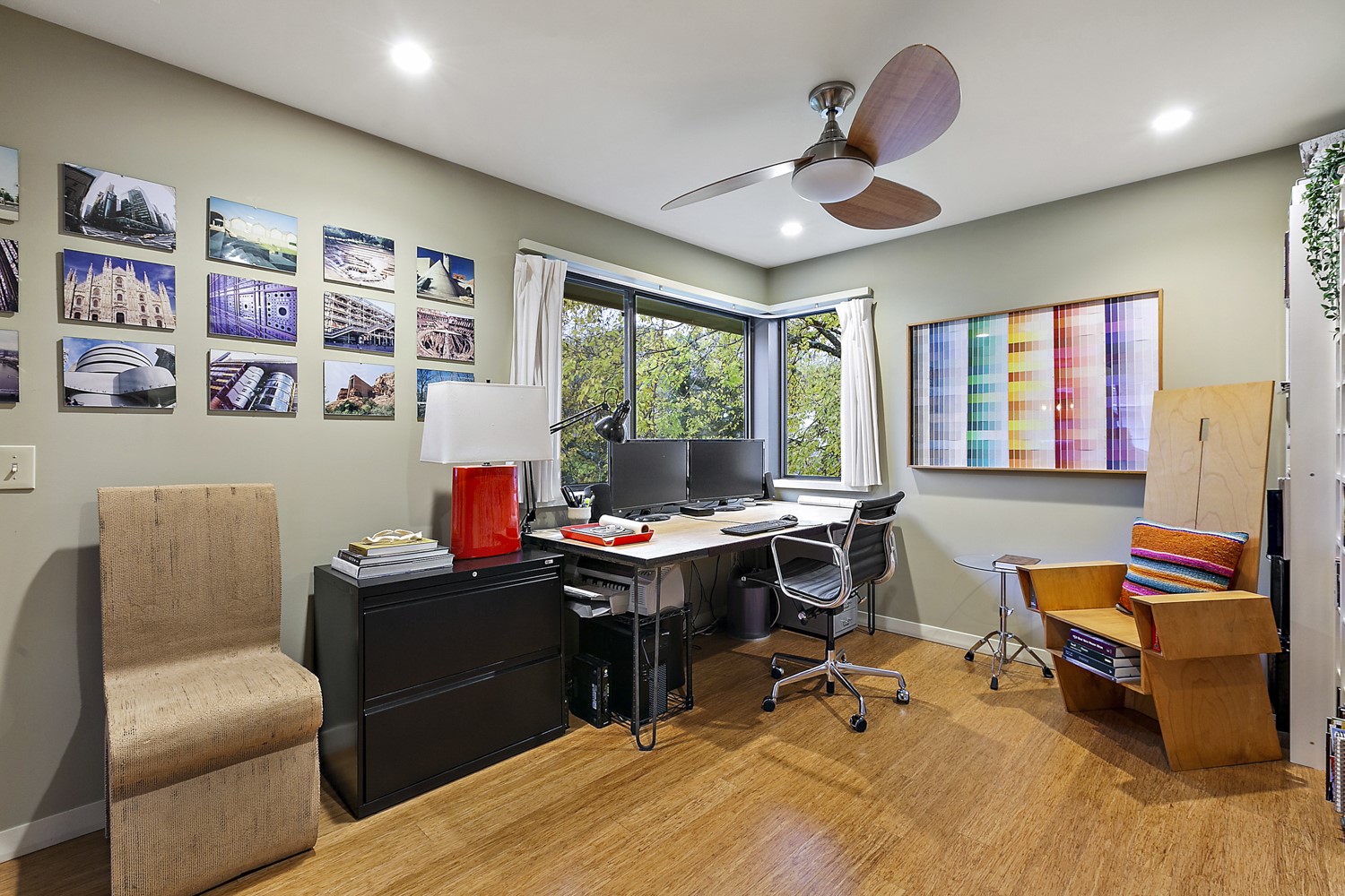 805 Cumberland Road, Unit B Austin, TX 78704 - Photo 21 of 37 This shows the loft upstairs that can be used as a gameroom or study/den. It has a great view of the treetops!