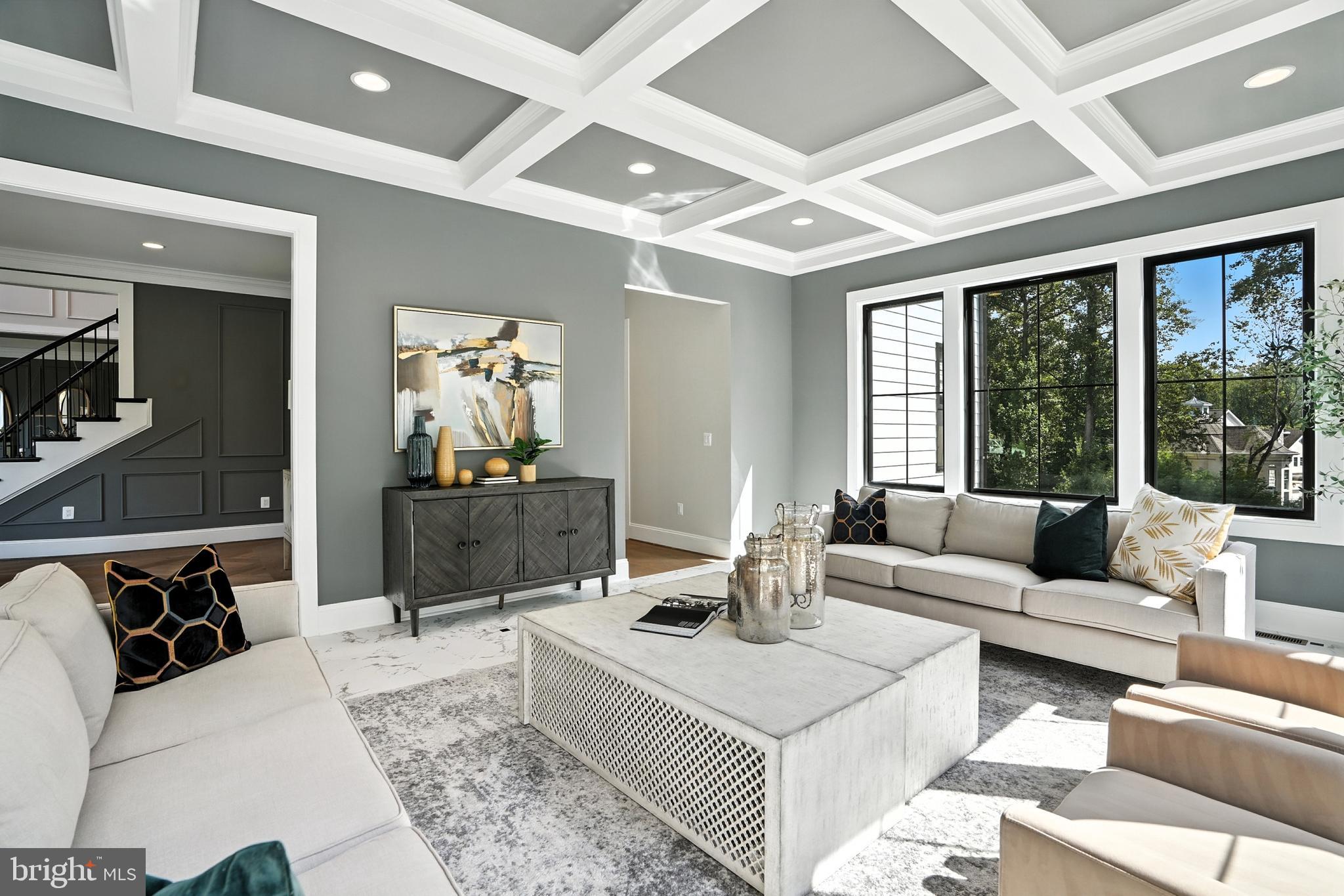 1321 Hunter Mill Road Vienna, VA 22182 - Photo 59 of 92 a living room with furniture and a large window