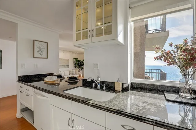 a view of an ocean beach