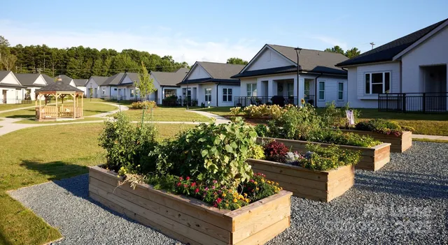 a kitchen with sink granite counter tops and living room