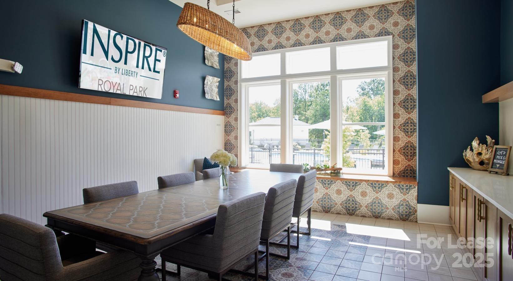4101 Glenloch Circle, Unit A2 Matthews, NC 28105 - Photo 7 of 28 a view of a dining room with furniture window and outside view