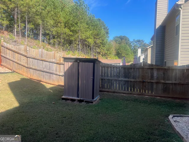 a view of outdoor space and yard
