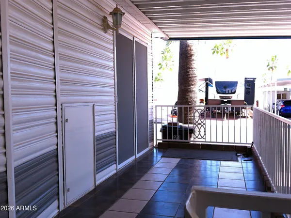 a view of a entryway door of the house
