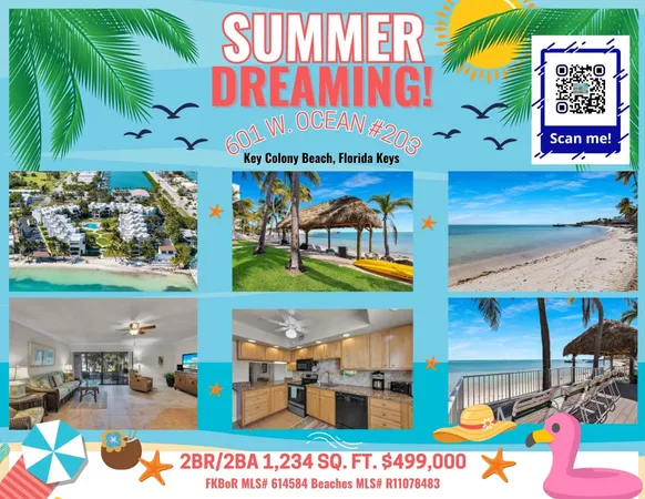 $499,000 | 601 West Ocean Drive, Unit 203A, Key Colony Beach, FL 33051
