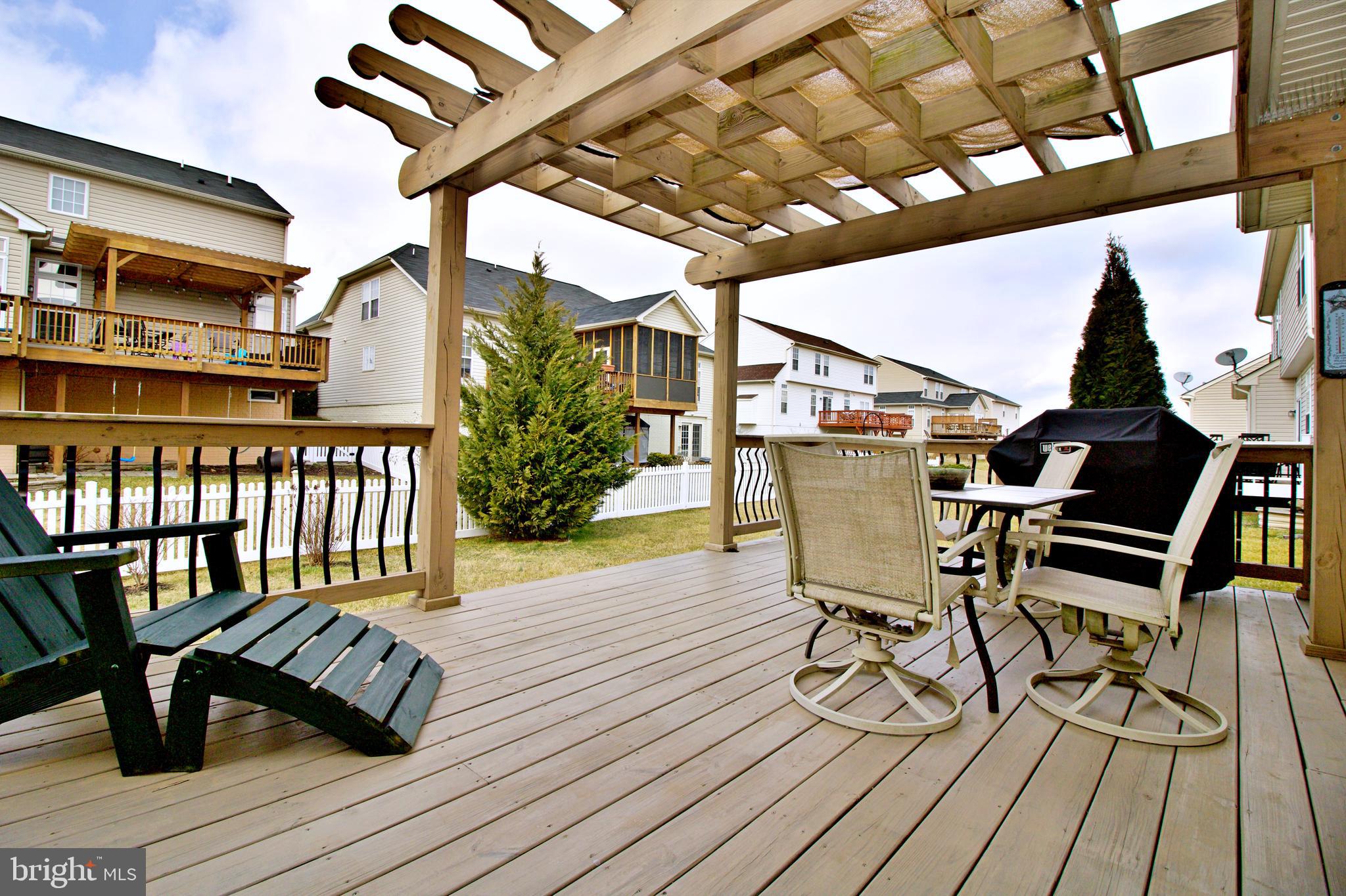 1323 Destrier Street Ranson, WV 25438 - Photo 42 of 45 Rear Deck with Pergola