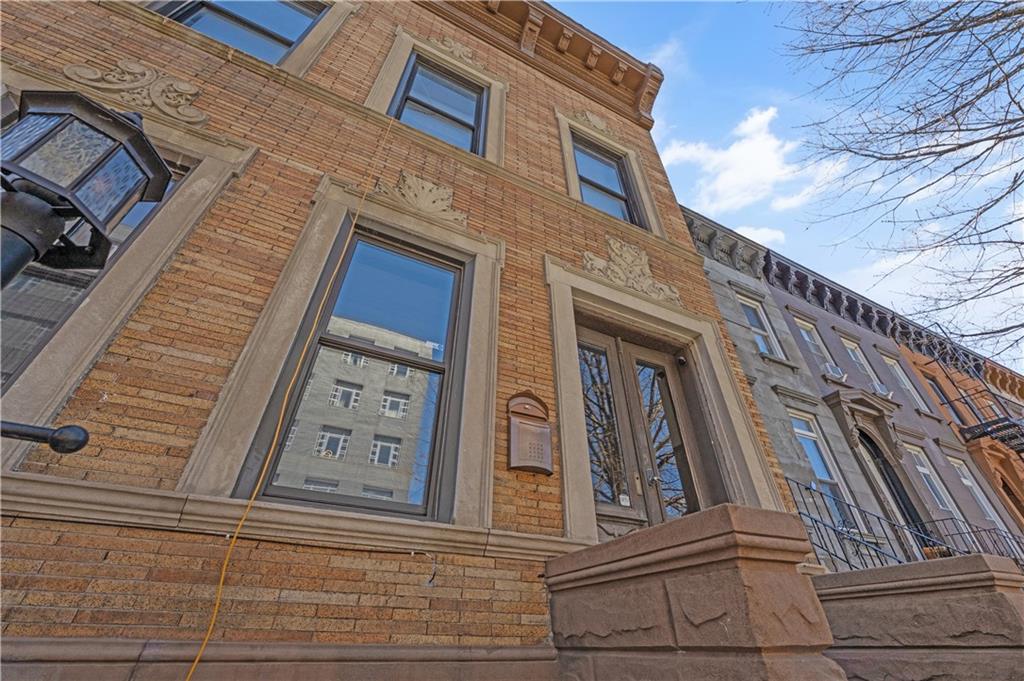 a view of a building entrance