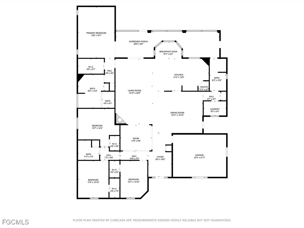 2050 Snyder Drive Alva, FL 33920 - Photo 6 of 49 a picture of floor plan