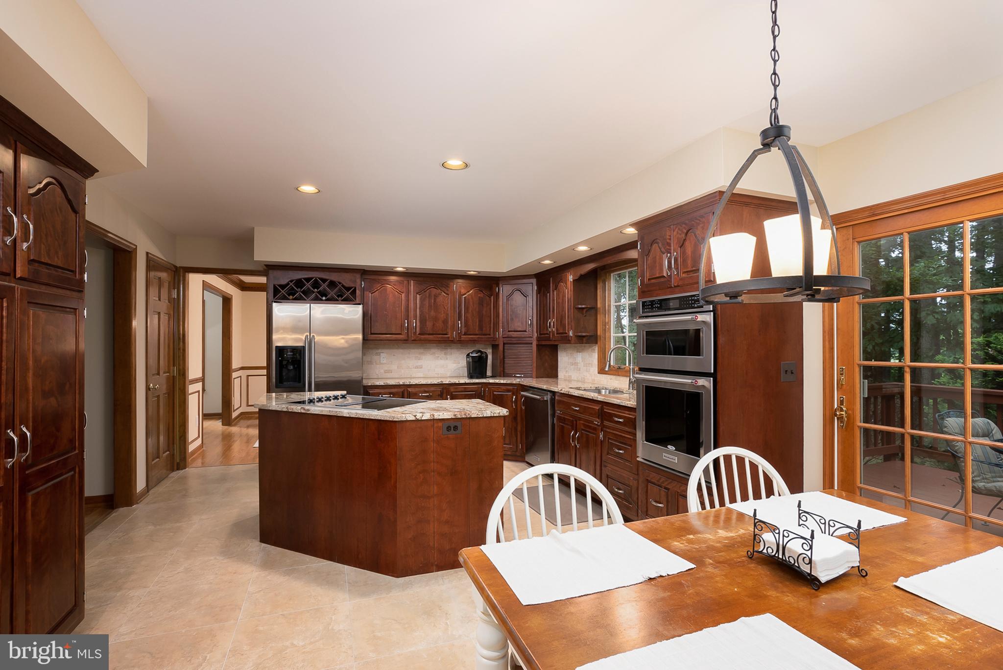 3165 Florence Road Woodbine, MD 21797 - Photo 12 of 42 Renovated gourmet kitchen w/ breakfast nook