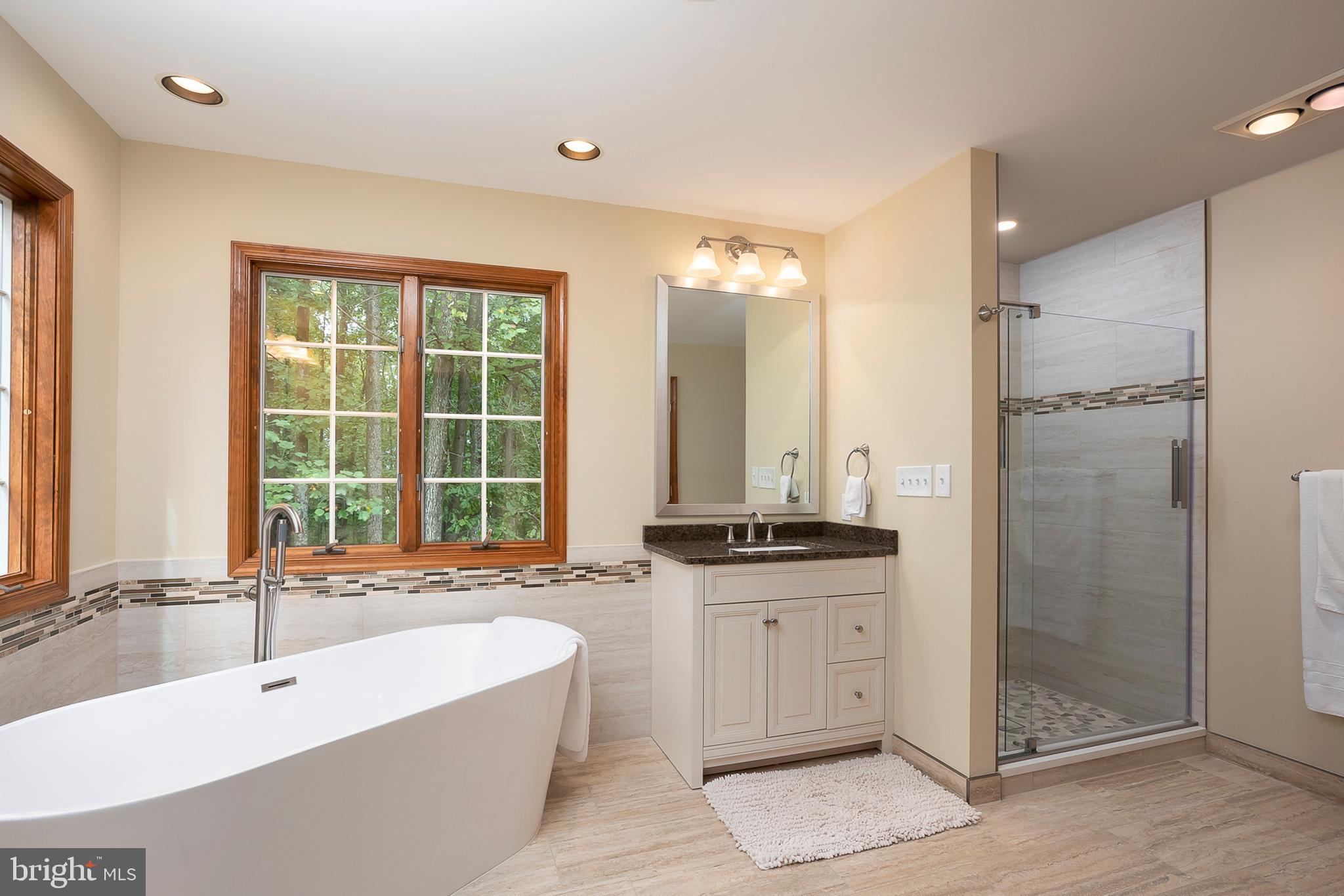 3165 Florence Road Woodbine, MD 21797 - Photo 24 of 42 Master bath w/ soaking tub and separate shower