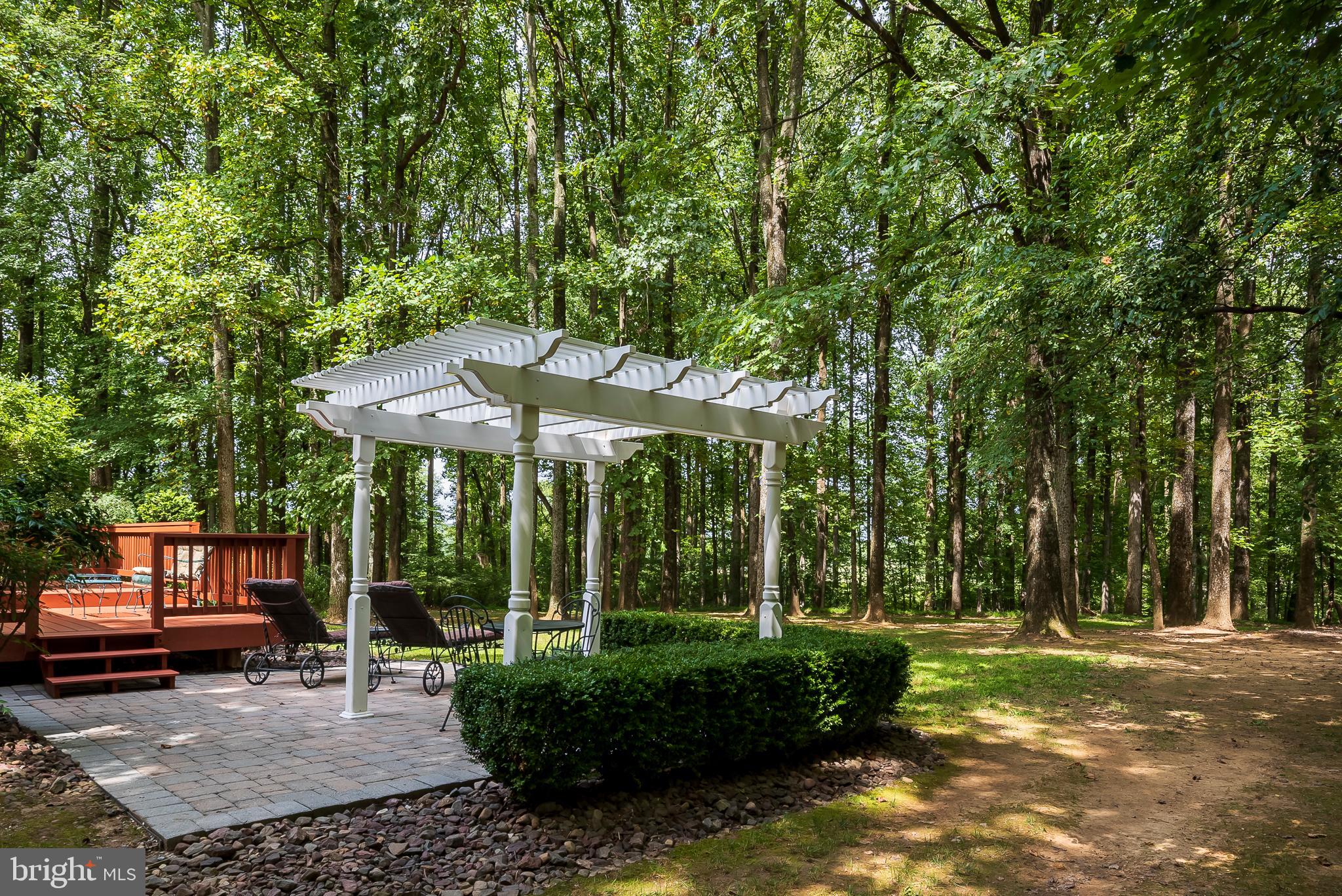 3165 Florence Road Woodbine, MD 21797 - Photo 34 of 42 Gazebo and patio overlook the yard