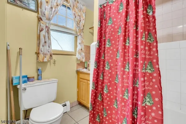 a white toilet sitting next to a shower curtain