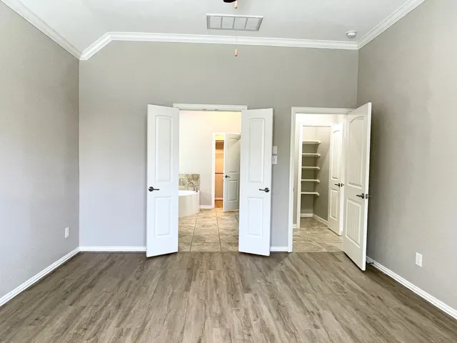 wooden floor in an empty room