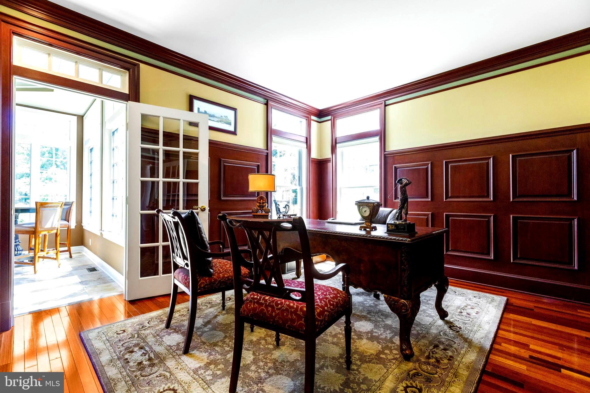 124 Anderson Farm Road Phoenixville, PA 19460 - Photo 11 of 40 Mahogany Paneled Office