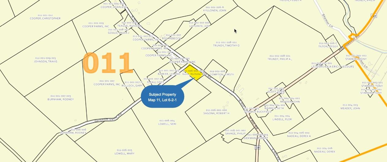 0 North Hill Road Buckfield, ME 04220 - Photo 1 of 1 Tax Map - Buckfield