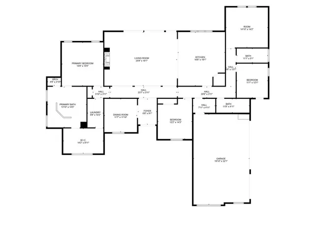 a picture of floor with a bathroom