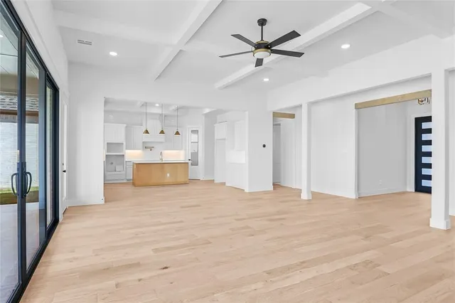 a view of a livingroom with a bathroom