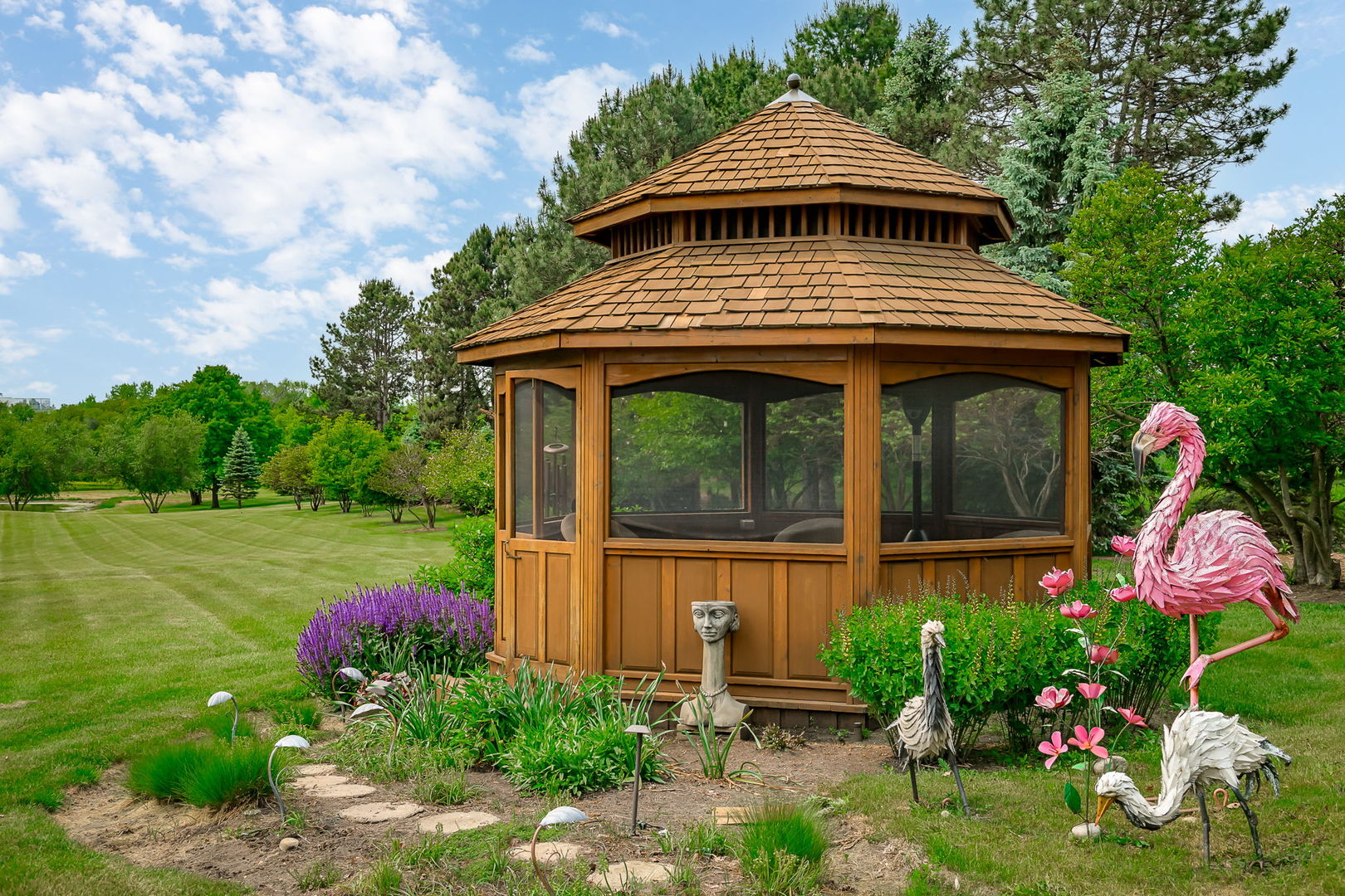 29295 North Callahan Road Wauconda, IL 60084 - Photo 24 of 45 a front view of house with a yard