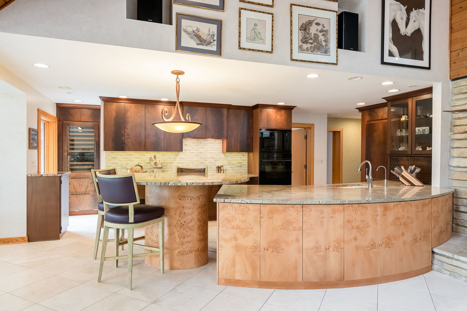 29295 North Callahan Road Wauconda, IL 60084 - Photo 29 of 45 a view of a kitchen with stainless steel appliances granite countertop a stove and a refrigerator