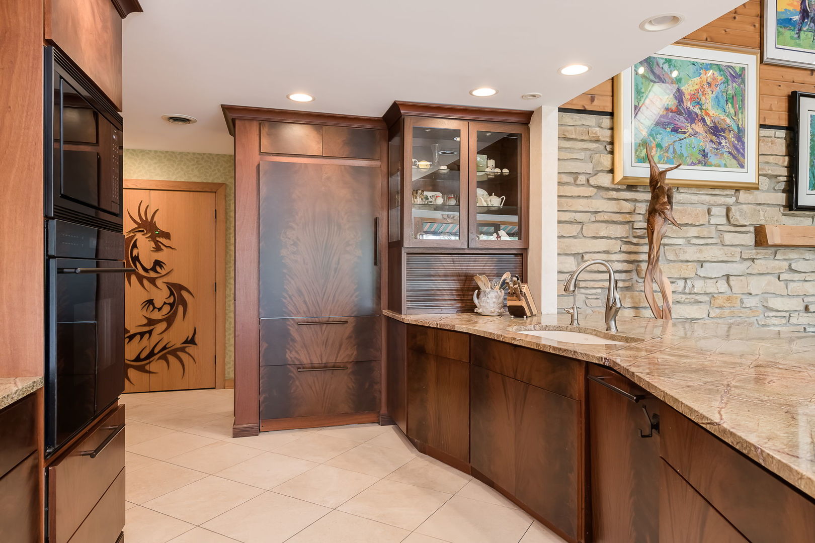 29295 North Callahan Road Wauconda, IL 60084 - Photo 31 of 45 a kitchen with stainless steel appliances a refrigerator and a sink