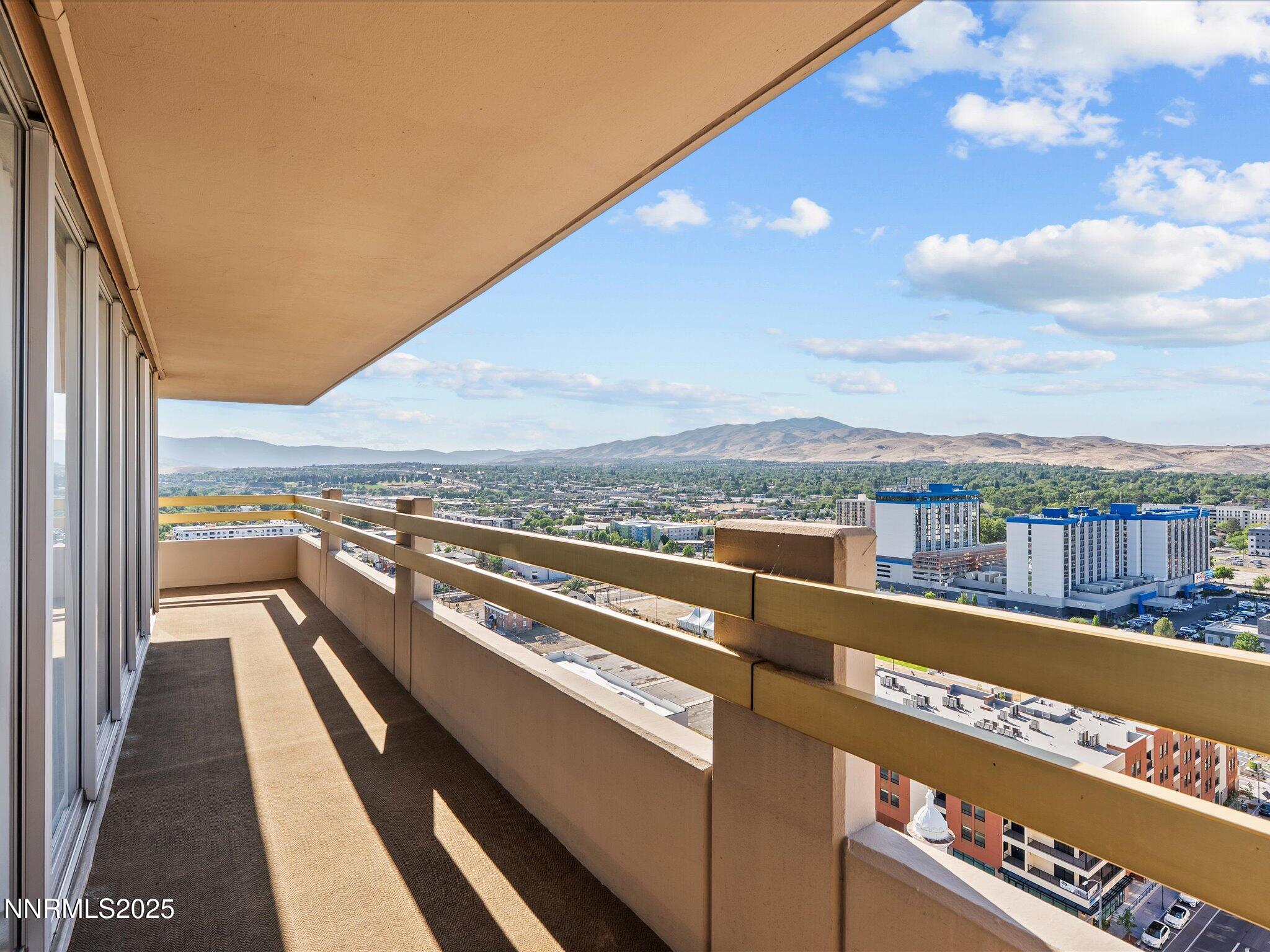 100 North Arlington Avenue, Unit 20J Reno, NV 89501 - Photo 2 of 17 a view of a balcony with city view