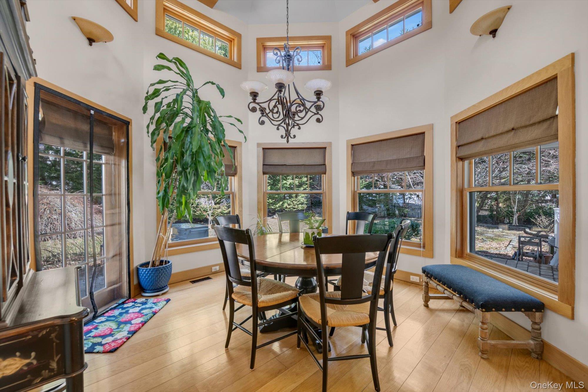 254 Adams Road Hewlett Harbor, NY 11557 - Photo 9 of 34 a view of a dining room with furniture window and outside view