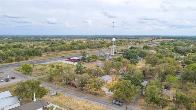 an aerial view of beach