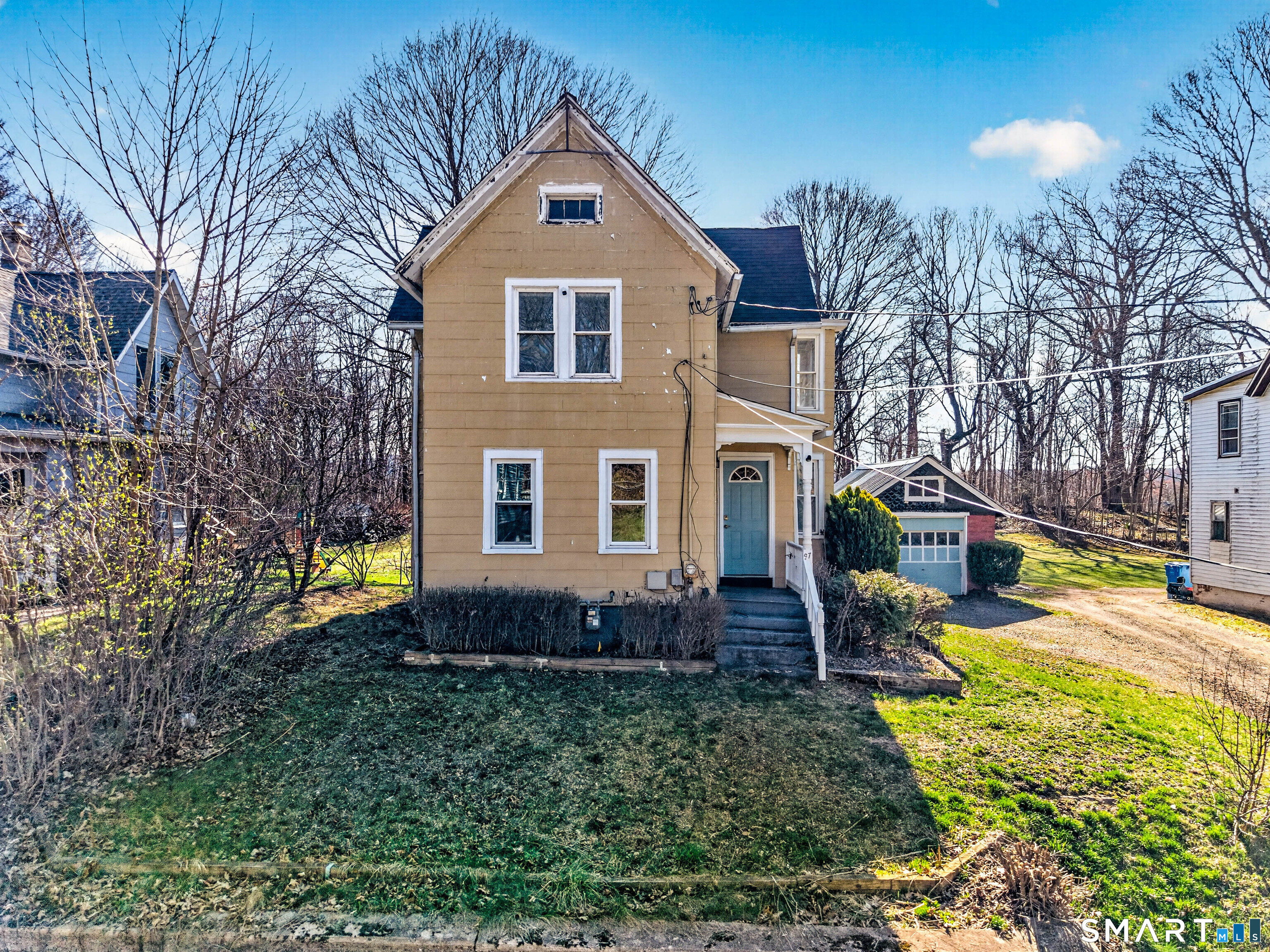97 Woodland Street Meriden, CT 06451 - Photo 30 of 35 a view of a house with a yard