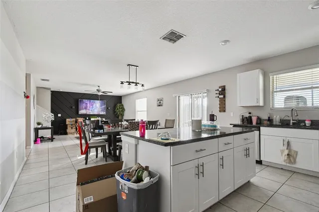 a view of a livingroom and dining room