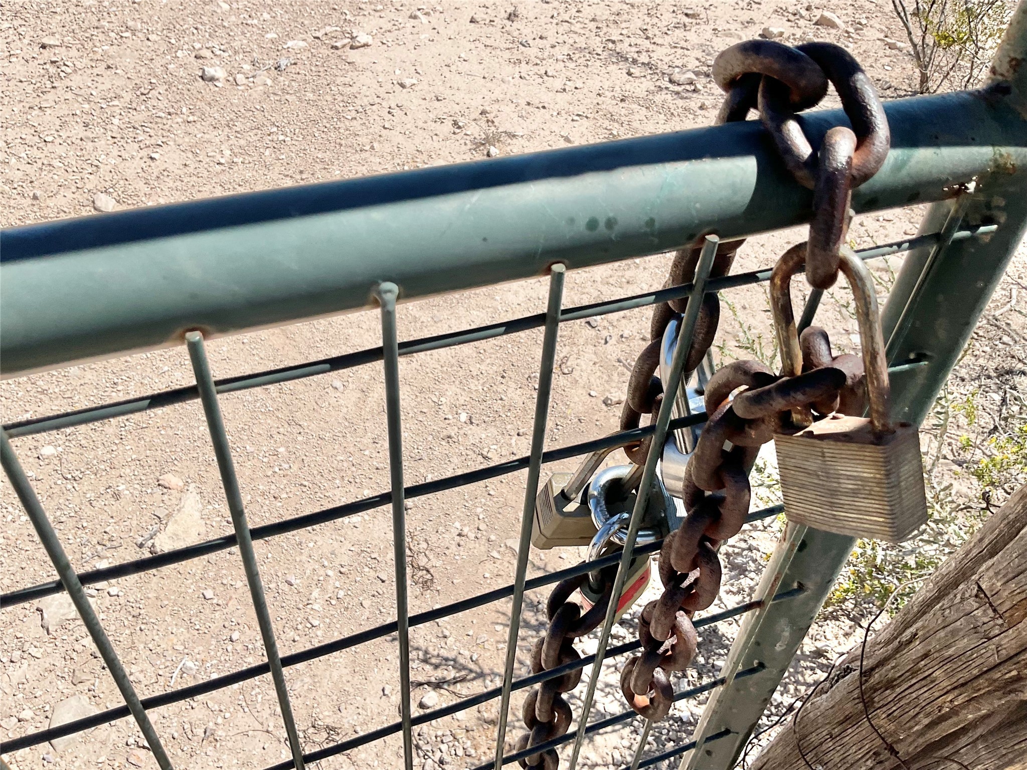 O Shafter Crossing Road Dryden, TX 78851 - Photo 3 of 7 Gate at private road leading to property entrance