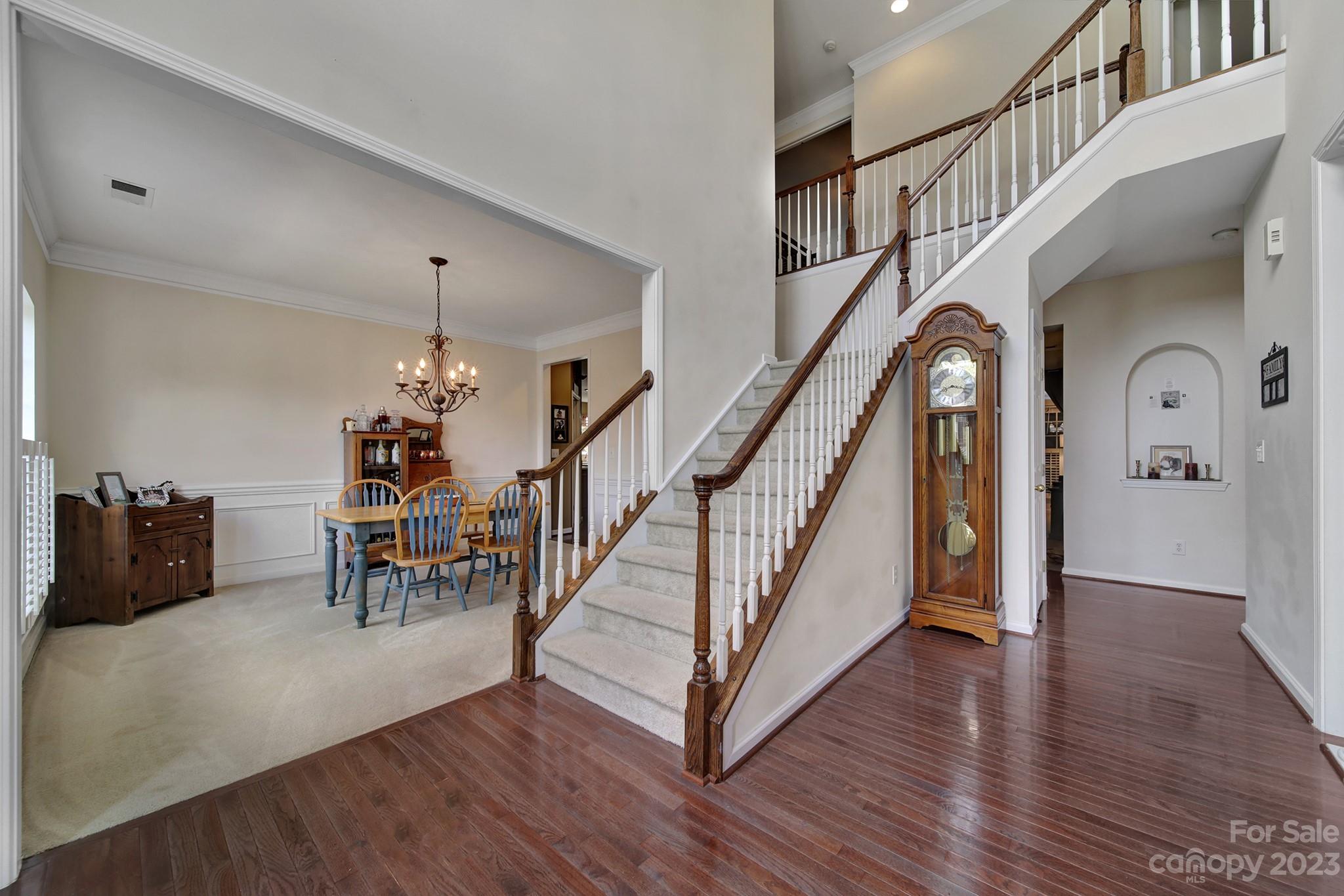 310 Drake Park Avenue Fort Mill, SC 29708 - Photo 5 of 46 a view of entryway and hall with wooden floor
