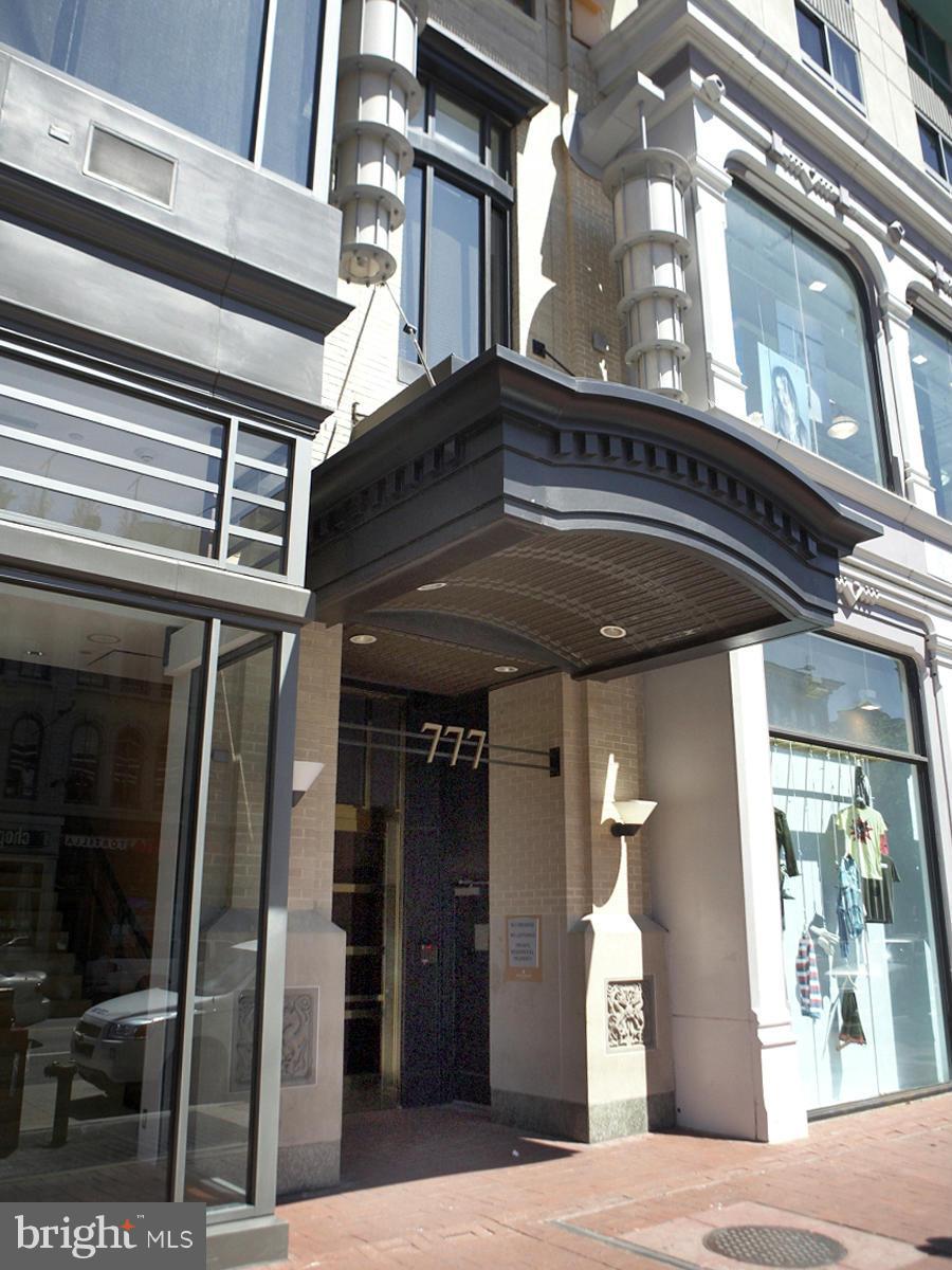 777 7th Street Northwest, Unit 524 Washington, DC 20001 - Photo 2 of 30 Building Residential Entry Canopy