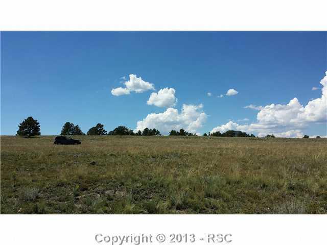 86 Doe Valley Road Guffey, CO 80820 - Photo 21 of 25 View from front using truck as visual reference