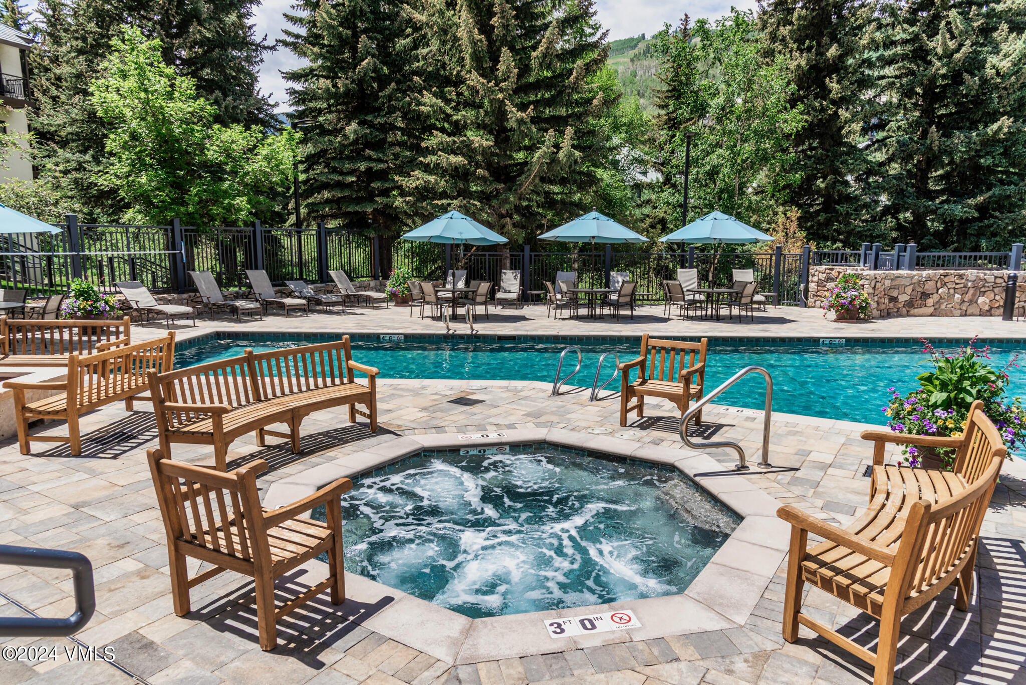 120 Offerson Road, Unit F230 Beaver Creek, CO 81620 - Photo 35 of 48 a view of swimming pool with outdoor seating yard