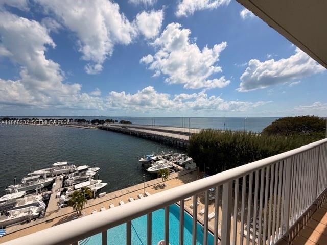 150 Southeast 25th Road, Unit 6A Miami, FL 33129 - Photo 2 of 20 a view of a lake from a balcony