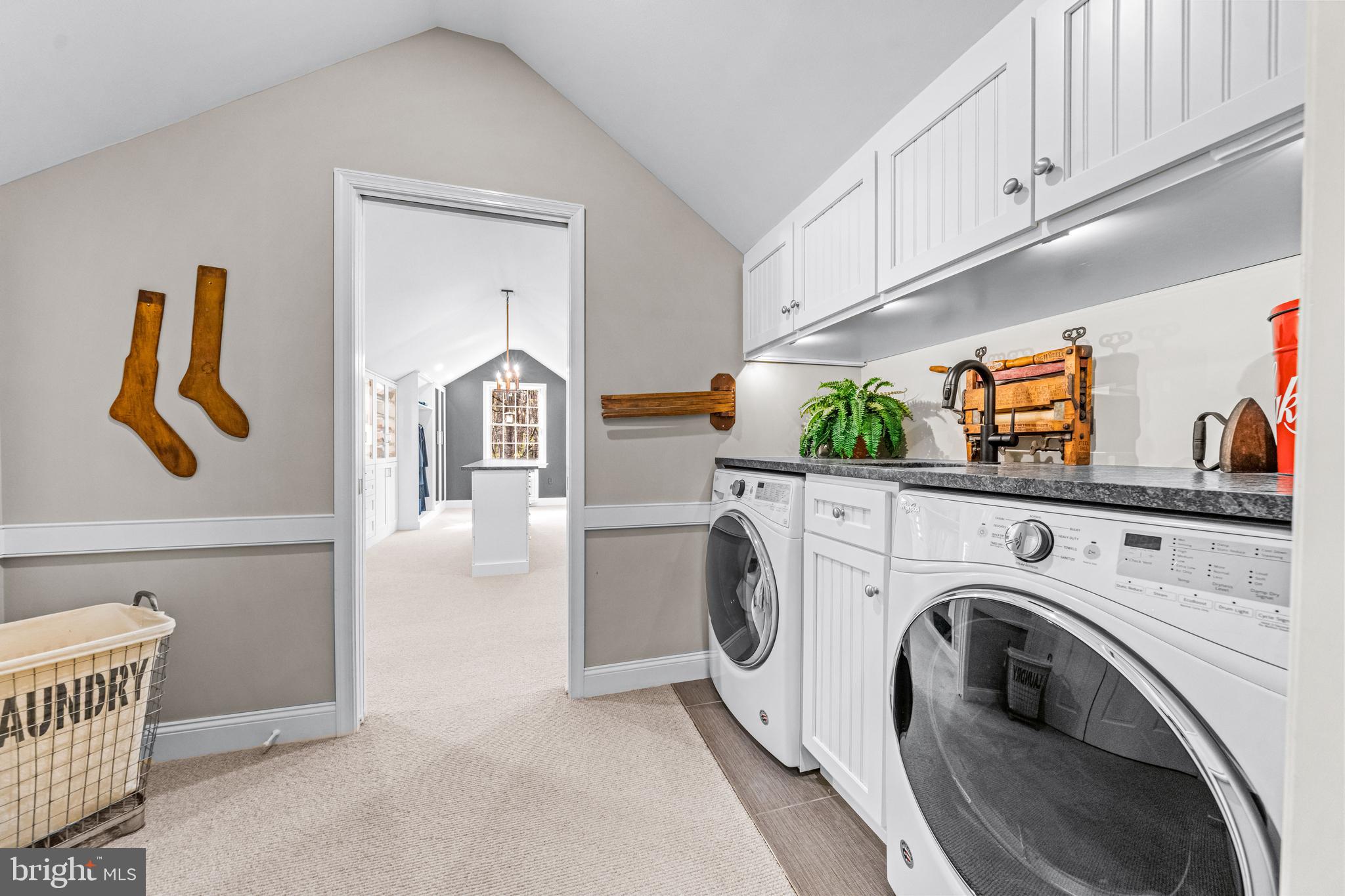 6058 Buena Vista Road Gap, PA 17527 - Photo 75 of 118 a utility room with dryer washer and a view of kitchen