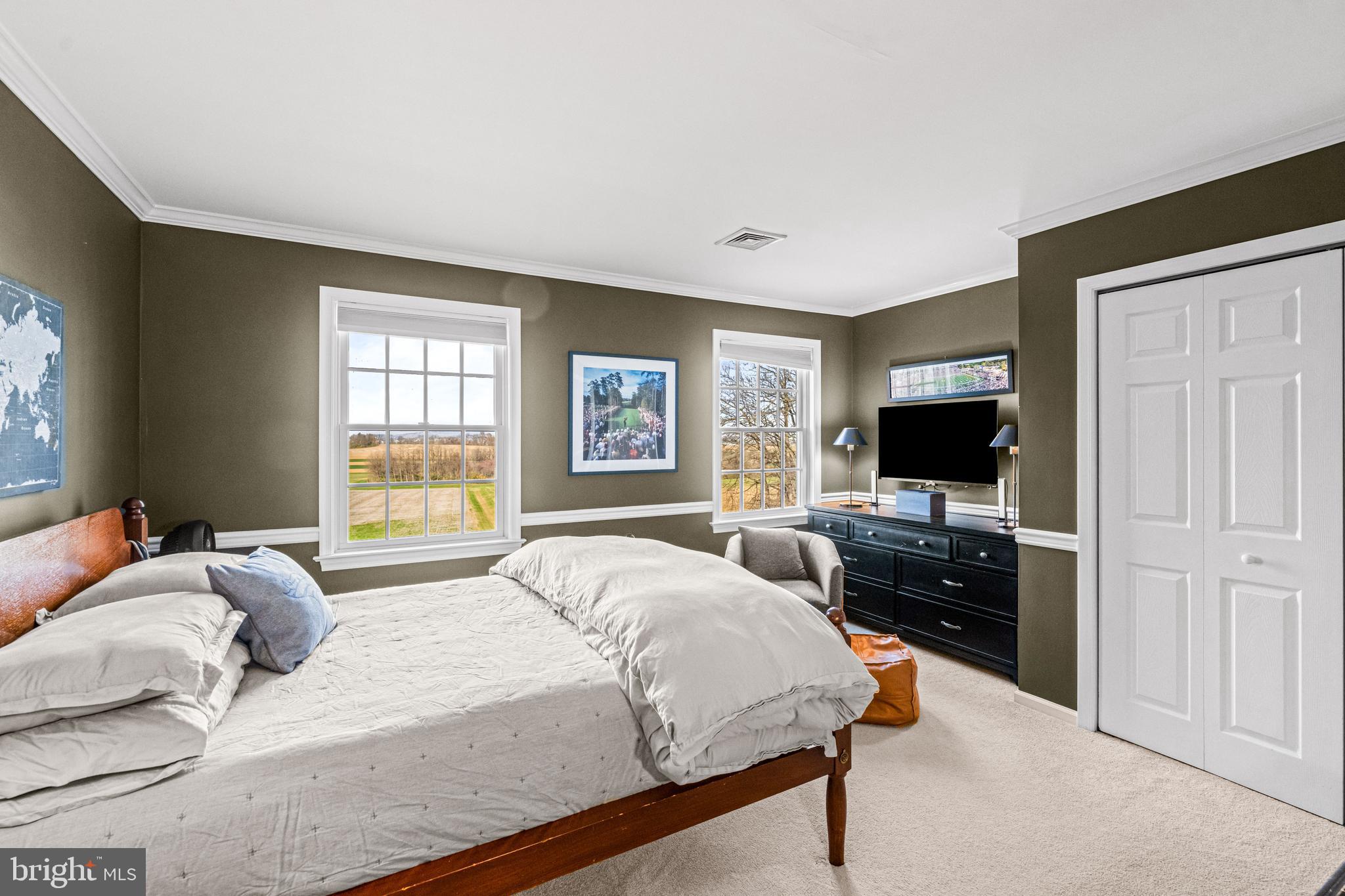 6058 Buena Vista Road Gap, PA 17527 - Photo 84 of 118 a bedroom with a bed and a flat screen tv