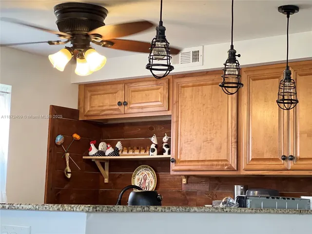 a front view of a kitchen