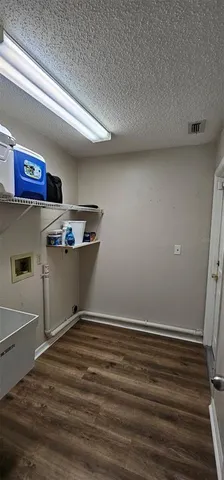 a room with storage and utility