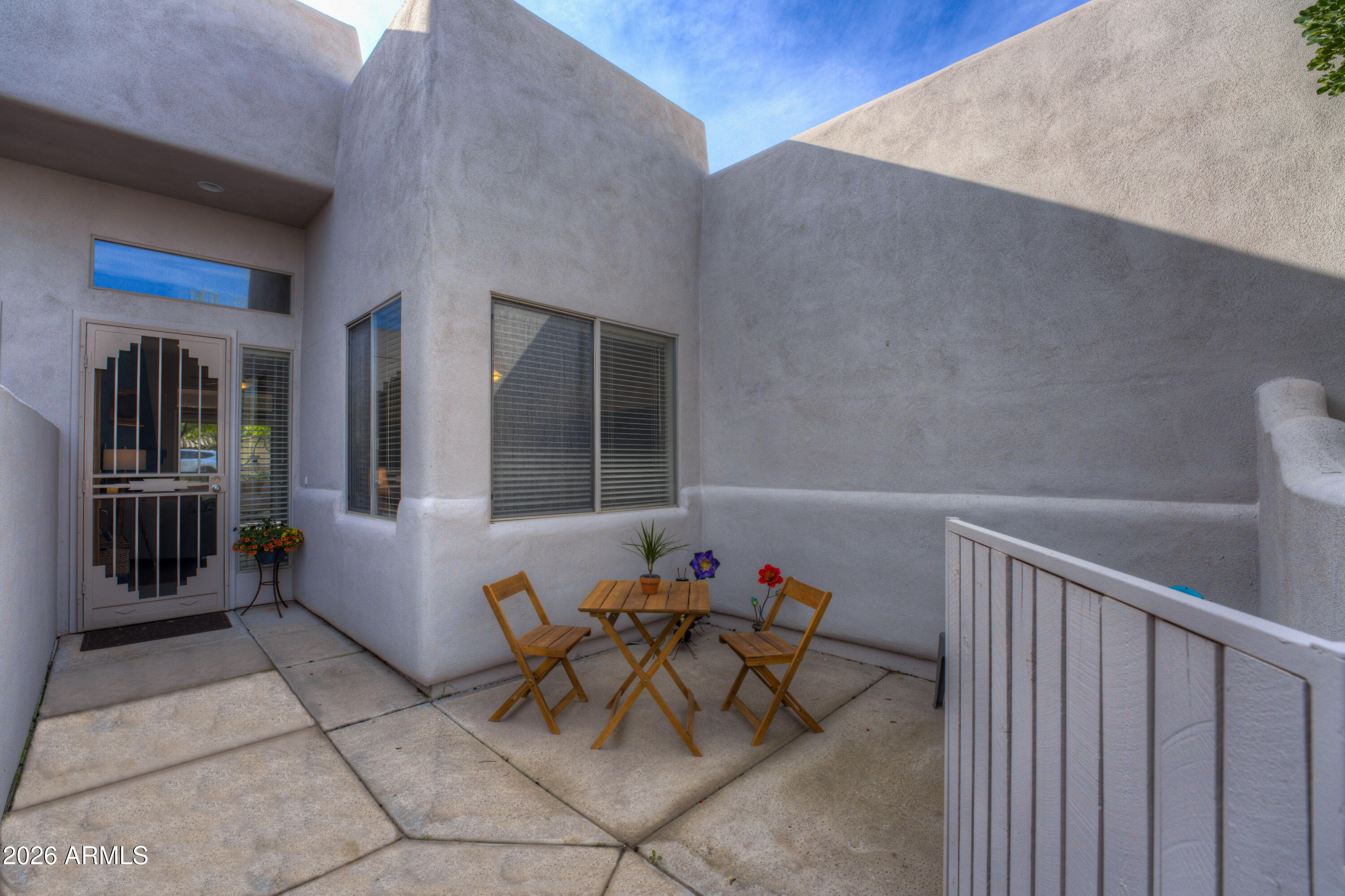 7402 Hum Road, Unit 2 Carefree, AZ 85377 - Photo 2 of 24 Front Courtyard