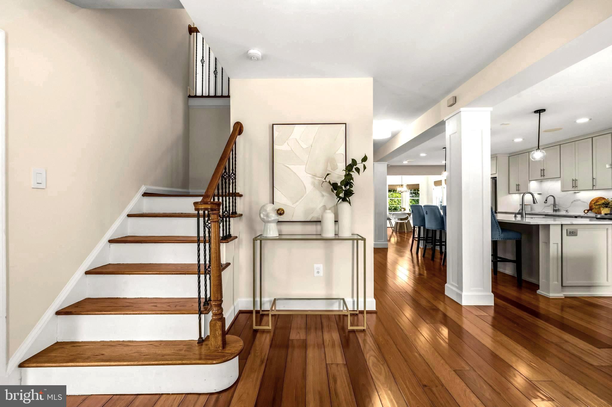 4007 West Braddock Road Alexandria, VA 22304 - Photo 3 of 52 a view of entryway and hall with wooden floor